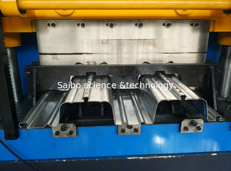 0.8 - 1.5mm Thickness Floor Deck Roll Forming Machine CNC Roll Forming Machine
